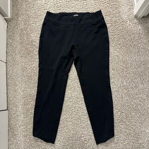 Express Columnist Ankle High Rise black work pants